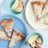 flatbread-pizza-on-plates-with-apple-slices