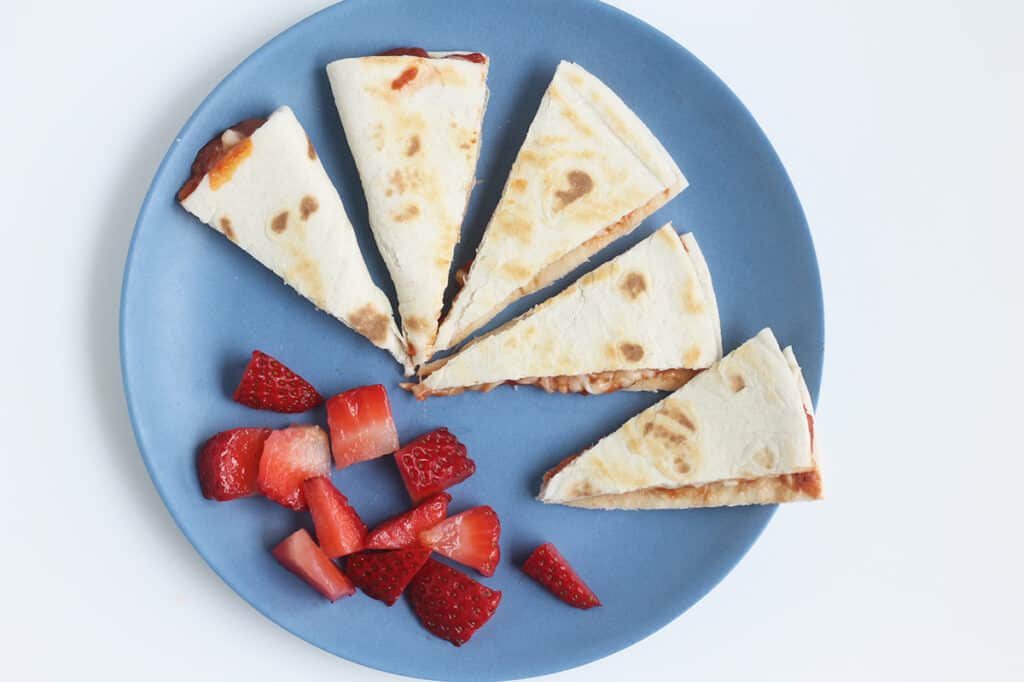 pizza-quesadilla-with-strawberries