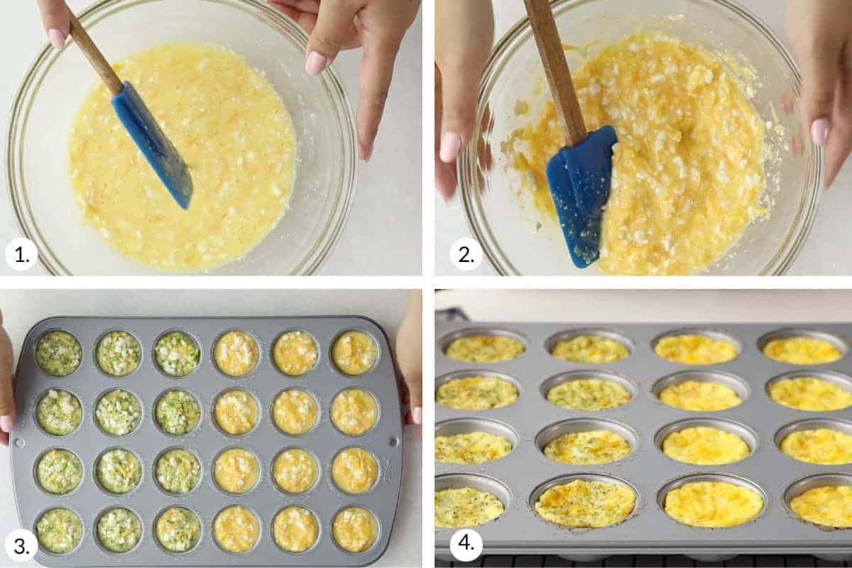 how to make egg muffins step by step