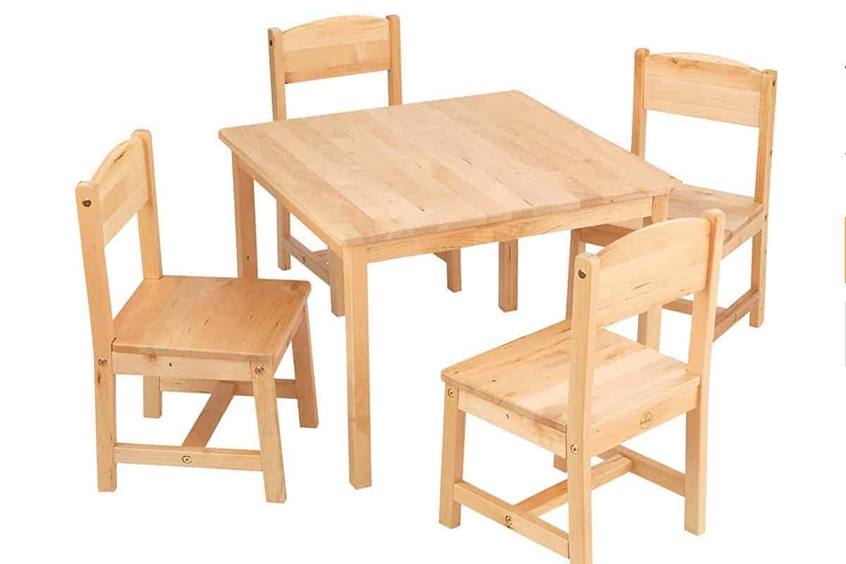 kidkraft farmhouse table and chair set
