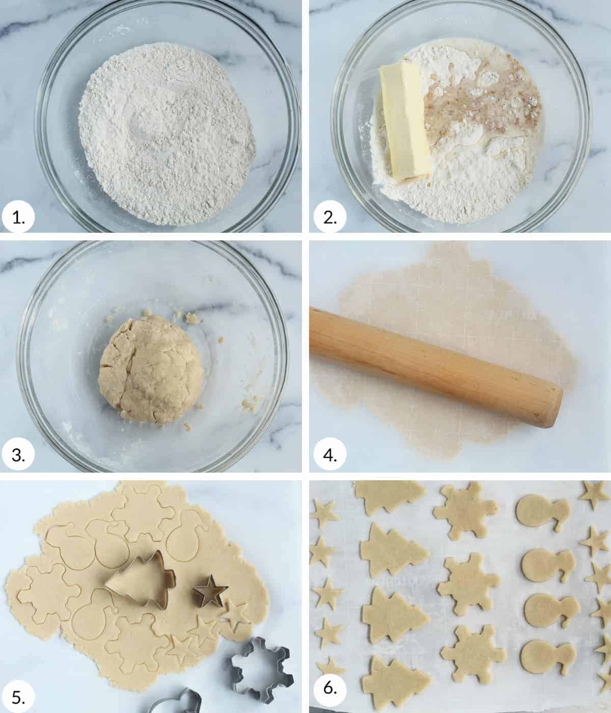 how to make cut out christmas cookies step by step