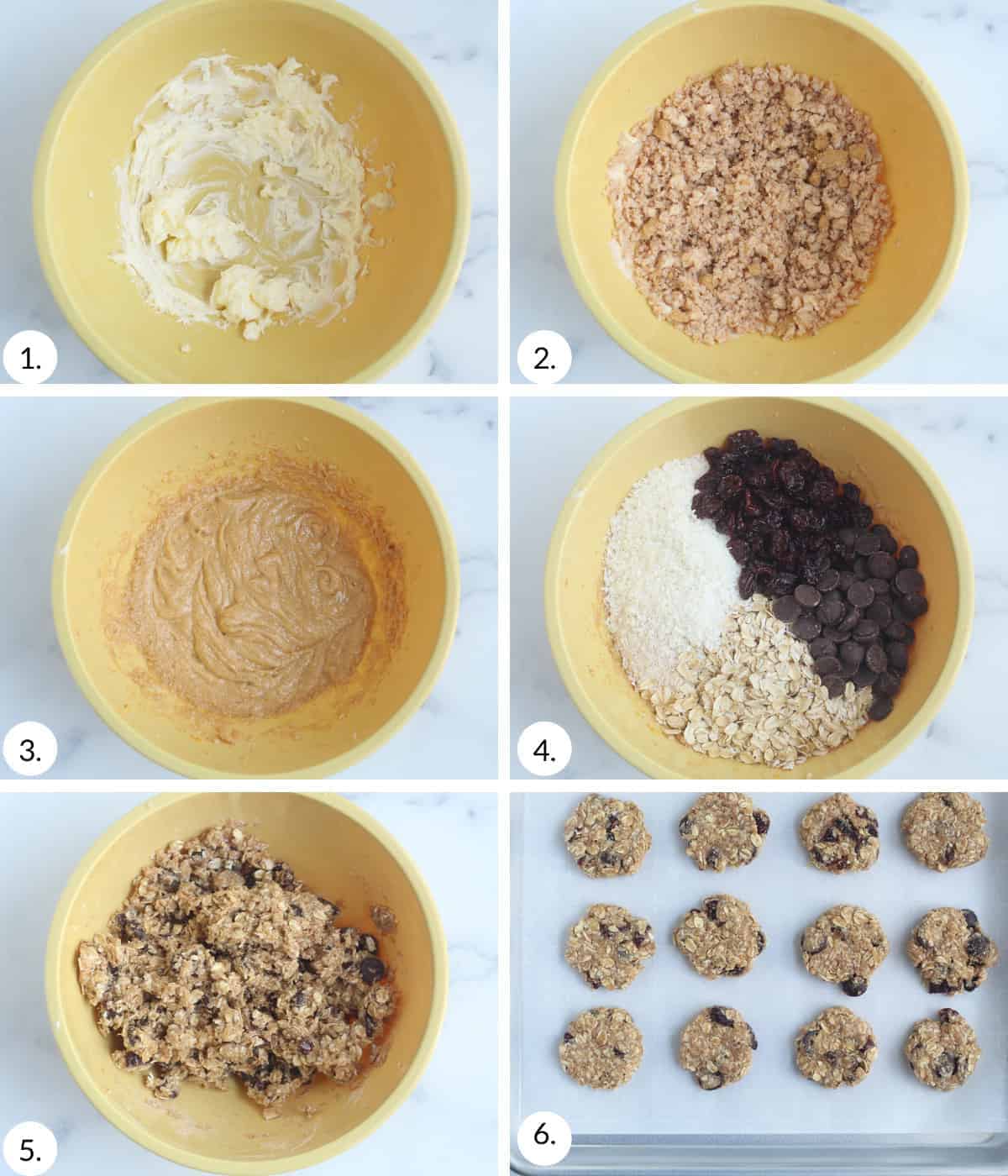 how to make oatmeal chocolate chip cookies step by step