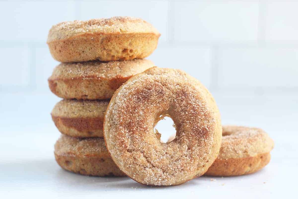 stack-of-baked-apple-donuts