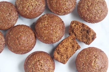 gingerbread-muffins-on-counter