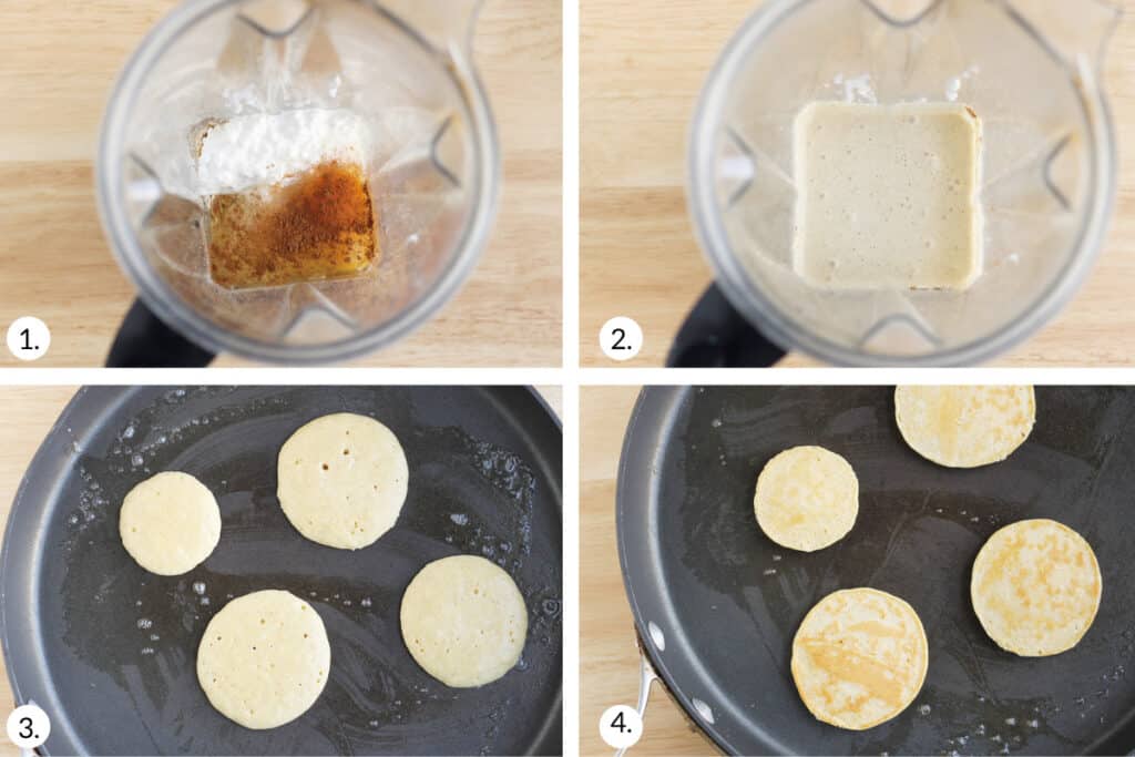 how to make cottage cheese pancakes step by step