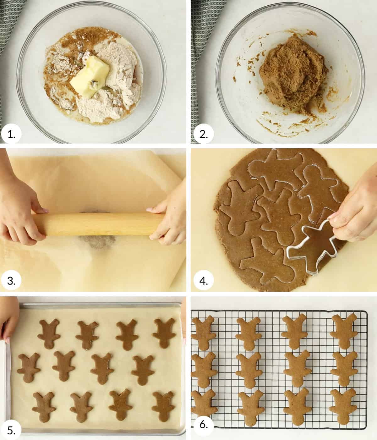 how to make gingerbread cookies step by step