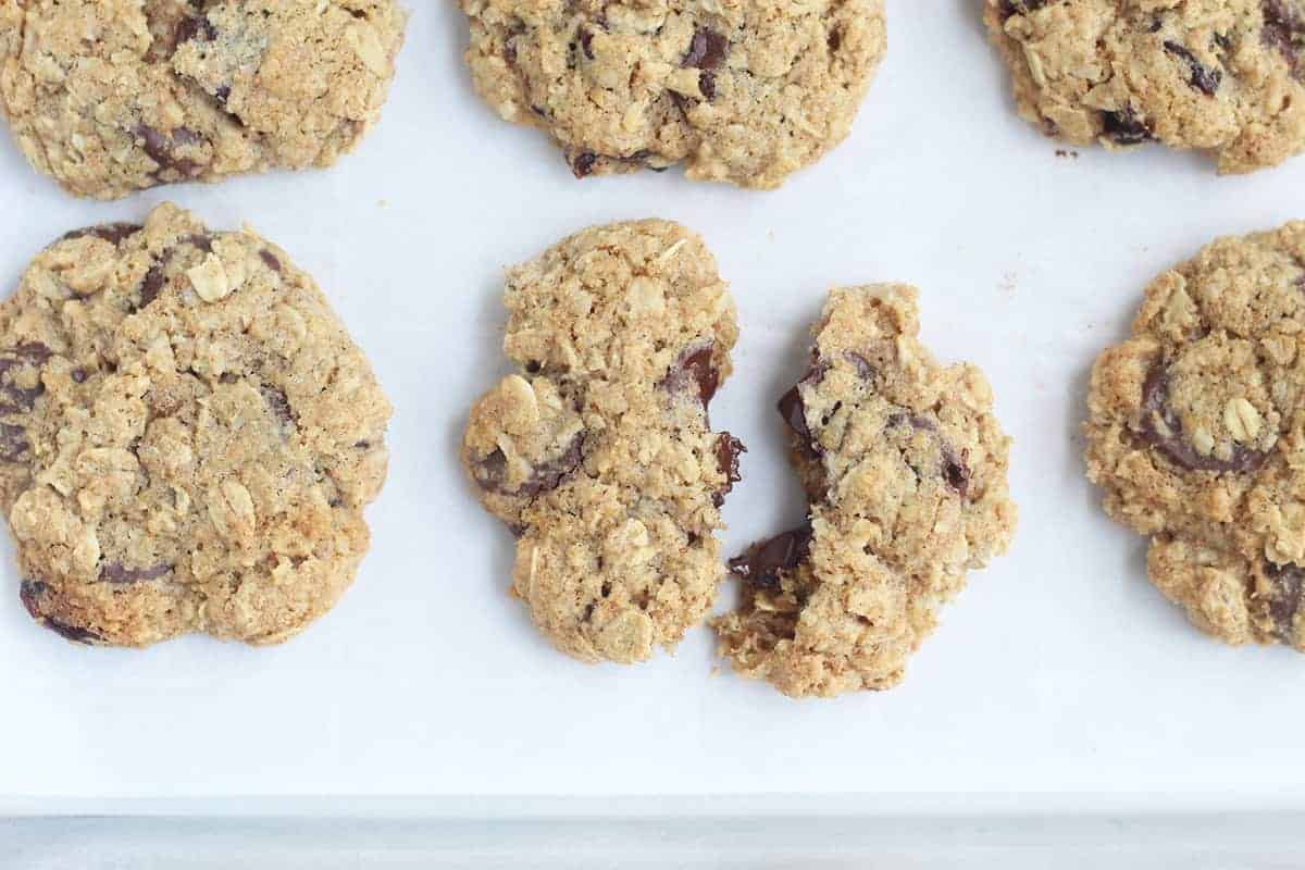 broken-loaded-cookie-on-tray