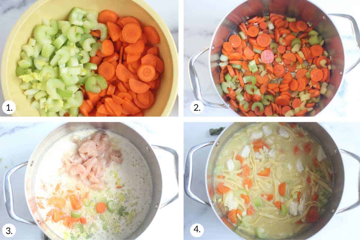 how to make chicken soup for kids step by step