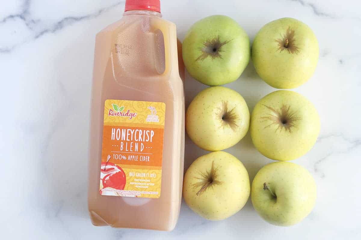 ingredients in stewed apples