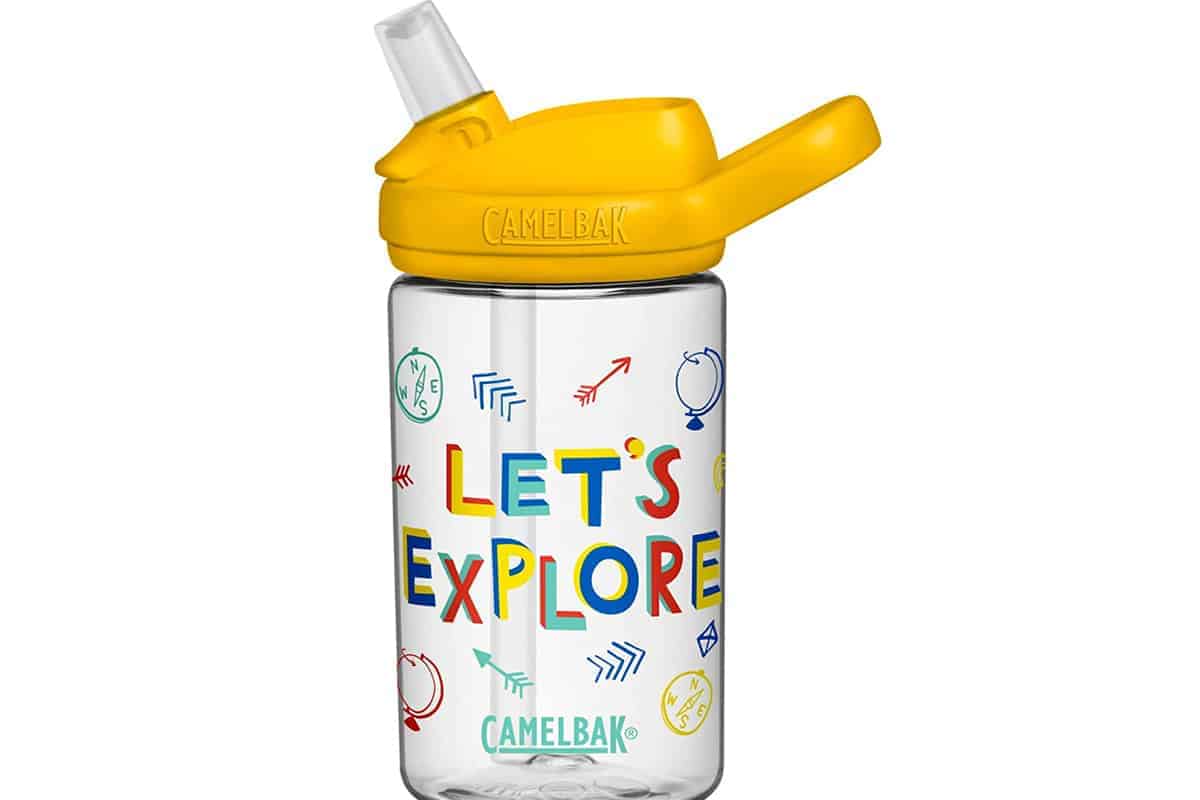 kids camelback with yellow top