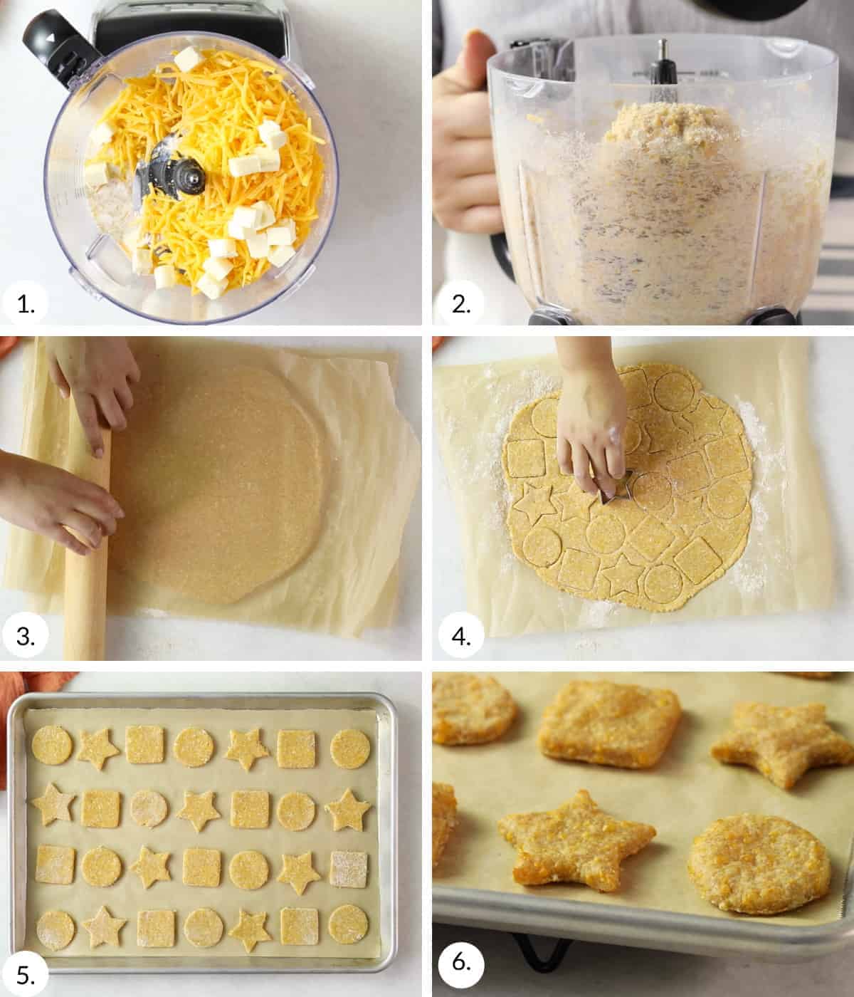 how to make cheese crackers step by step
