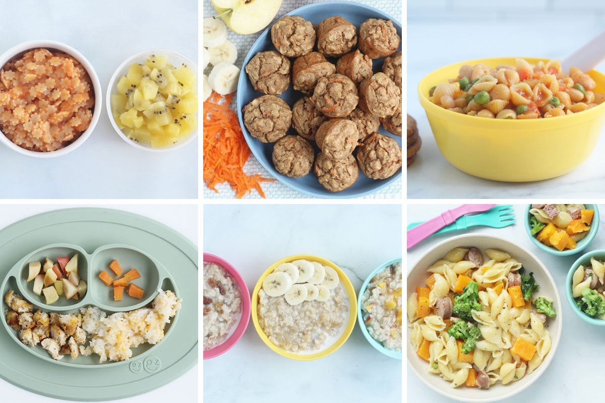recipes for 1 year olds in grid