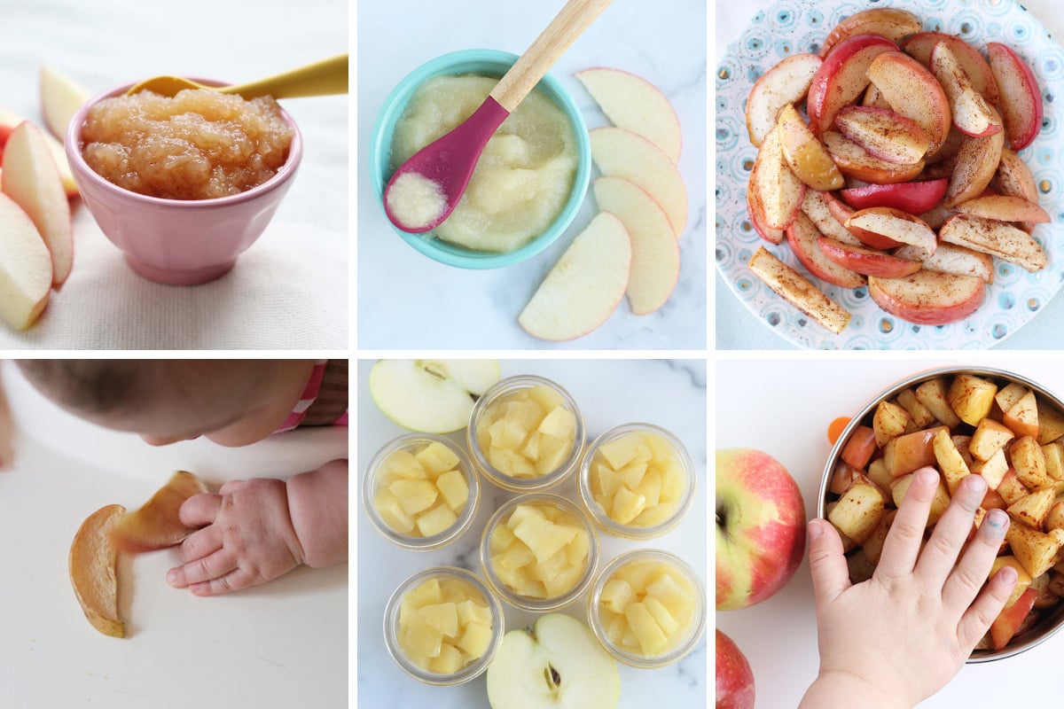 apple recipes for babies in grid