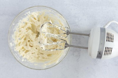 cream cheese frosting with mixer