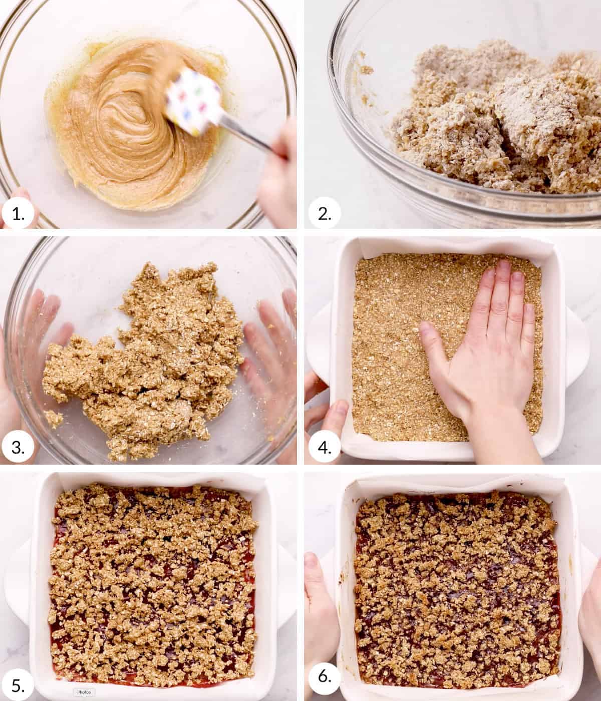 how to make healthy breakfast bars step by step process