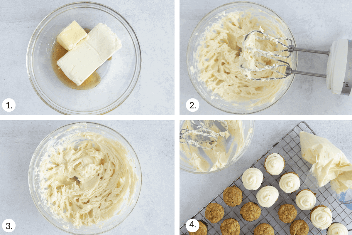 how to make cream cheese frosting step by step