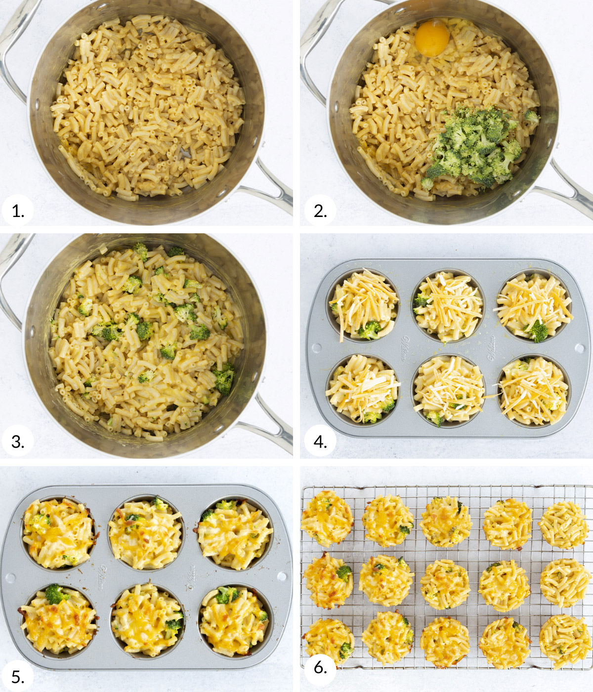 how to make mac and cheese bites step by step