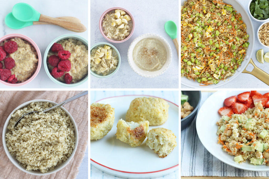 quinoa recipes for kids in grid