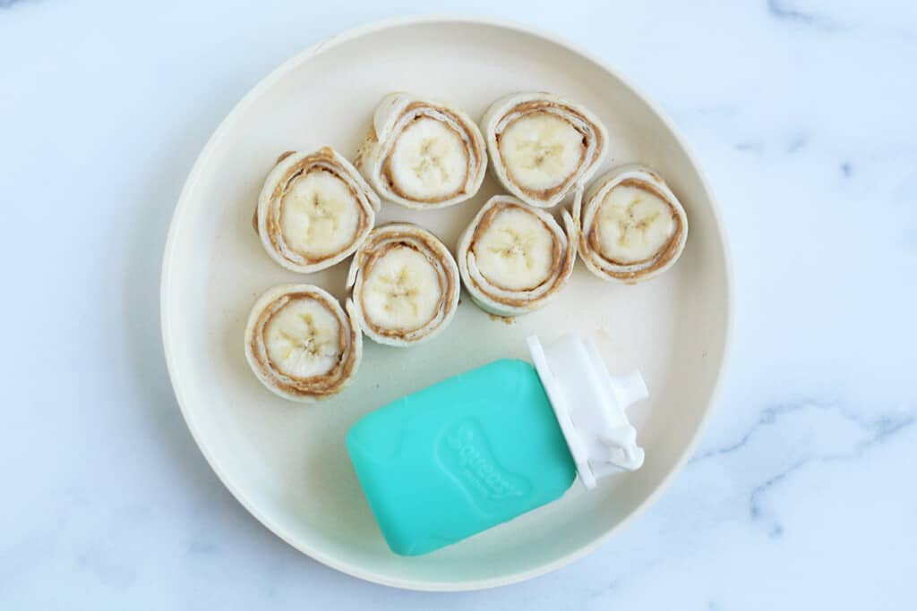 banana-sushi-on-white-plate