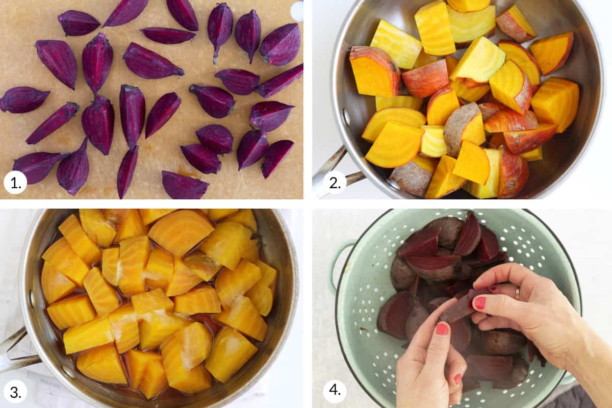 how to make boiled beets step by step process