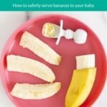 Banana for baby-led weaning pin