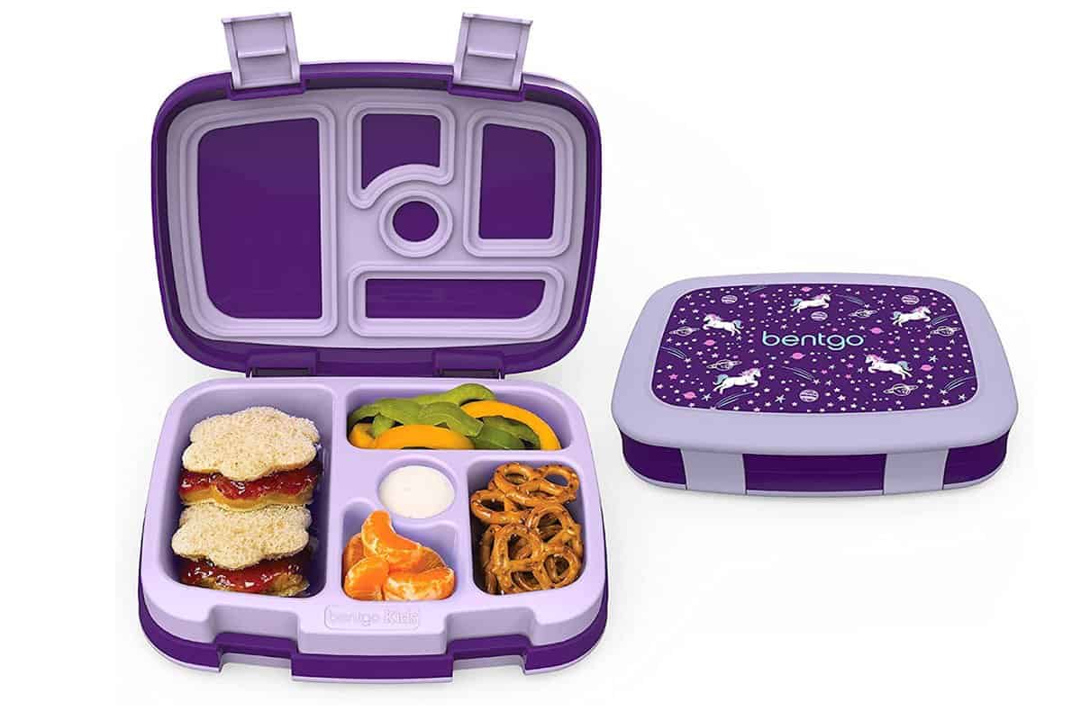 MyBento Purple Nesting Double Layer Food Lunchbox Bento Box Storage Container
