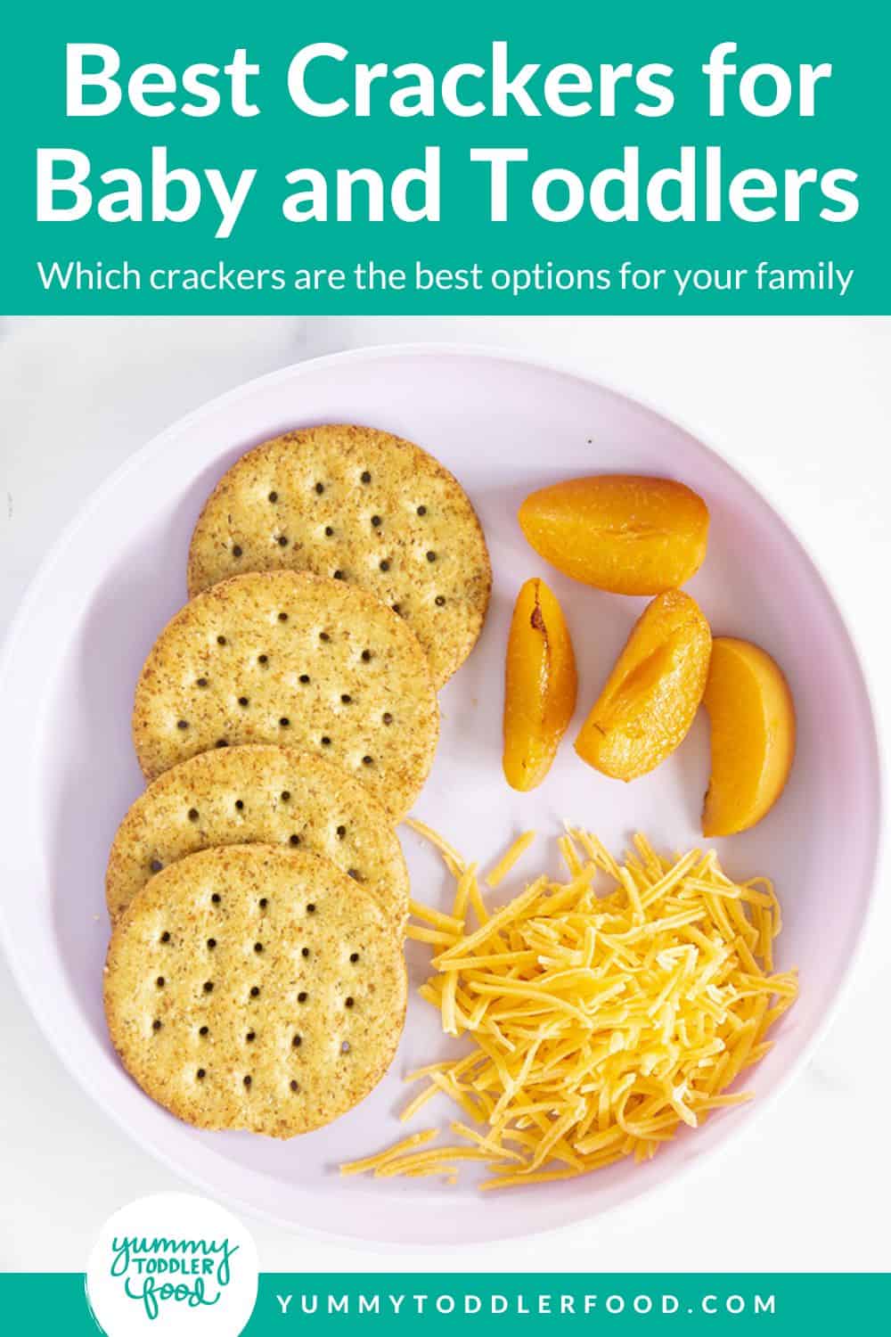 various cracker types in kids plates