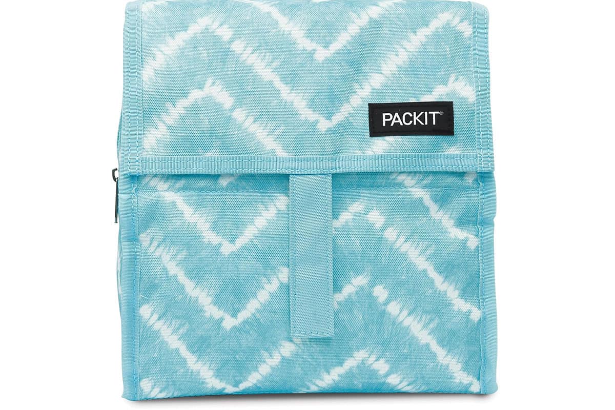 packit freezable lunch bag in blue.
