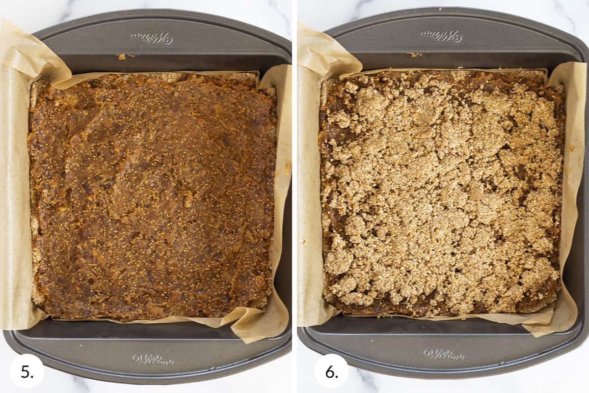 how to make fig bars step 5 and 6 in grid.