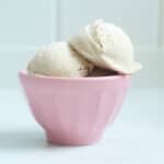 banana-ice-cream-scoops-in-pink-bowl