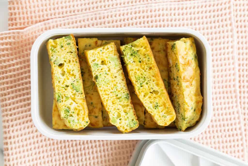 Easy Egg Bake (with Broccoli) Yummy Toddler Food