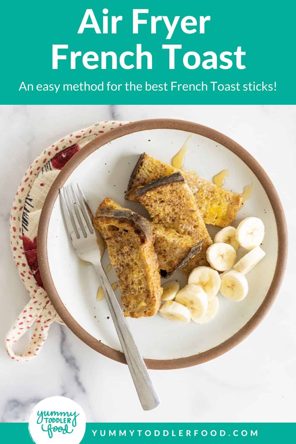 air fryer french toast on air fryer rack.