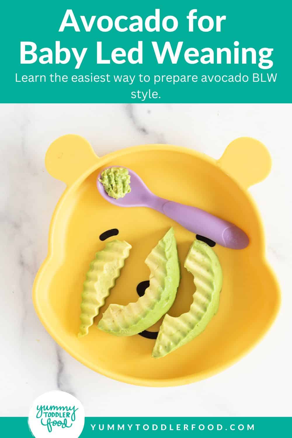 how to make avocado blw in grid of 4 images.
