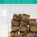 chocolate chip banana cake pin.