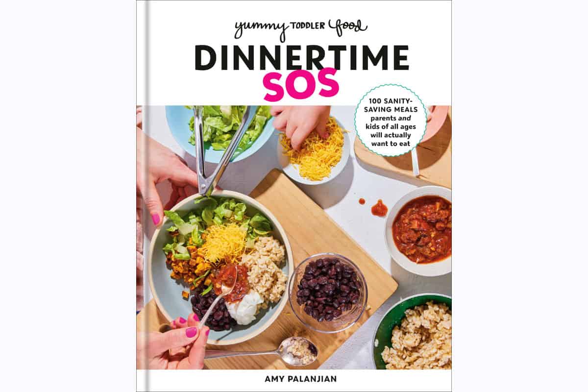 cover of dinnertime sos cookbook.