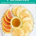 Silver dollar pancakes pin.