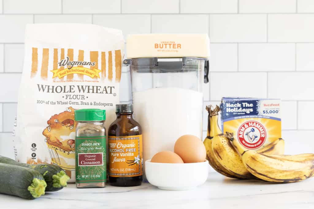 Zucchini Banana Bread (Lower Sugar) Yummy Toddler Food