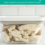easy ideas for leftover turkey pin.