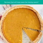 Thanksgiving make ahead recipes pin.