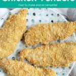 baked chicken tenders pin.