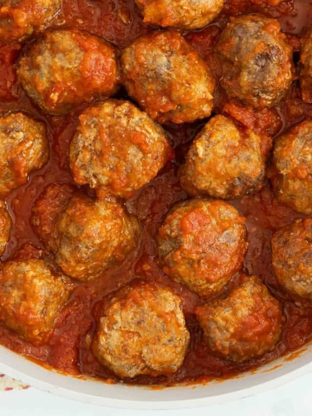 Easy Sausage Meatballs
