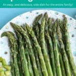 oven roasted asparagus pin.