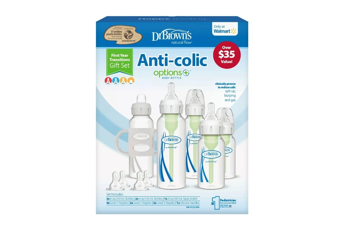 Dr. Brown&rsquo;s Natural Flow Anti-Colic First Year Baby Bottle Gift Set