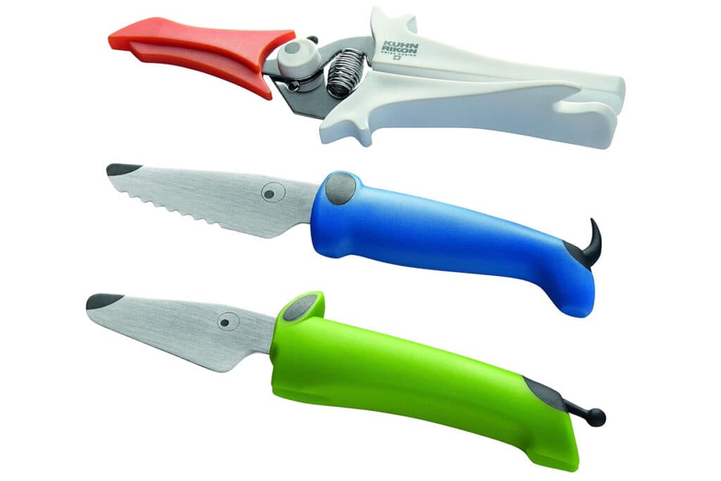 kids knife and scissors set.