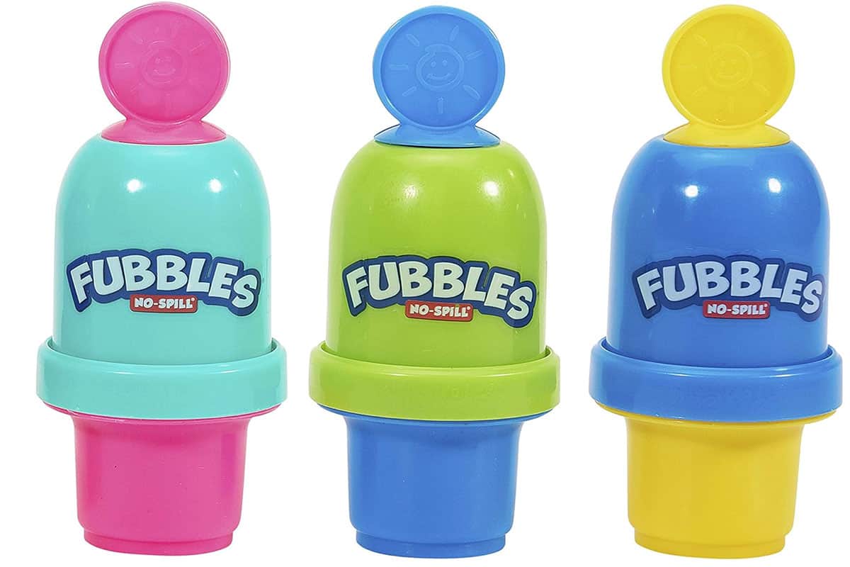 no spill bubbles.