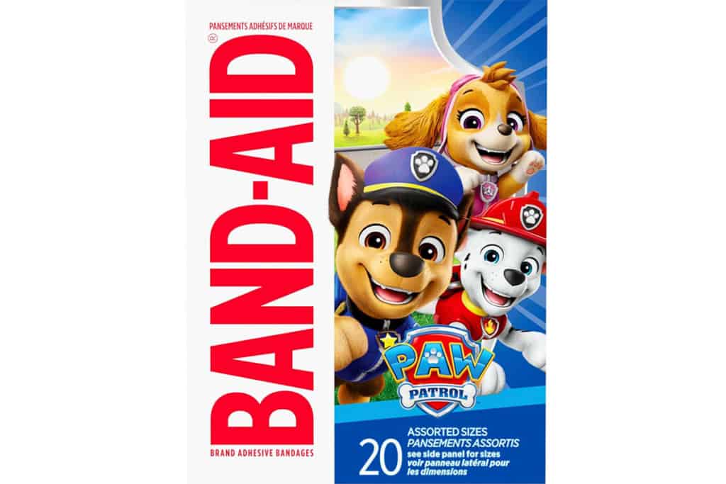 paw patrol bandaids.
