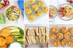 Make Ahead Lunches in grid of images.