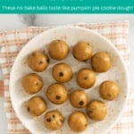 Pumpkin protein balls pin.