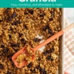 olive oil granola pin.