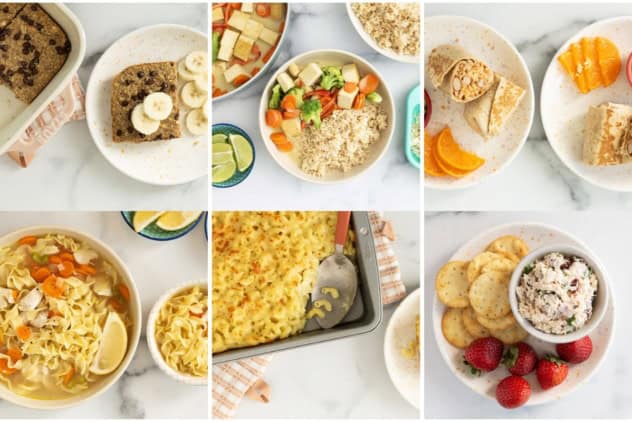best postpartum meals in grid of images.